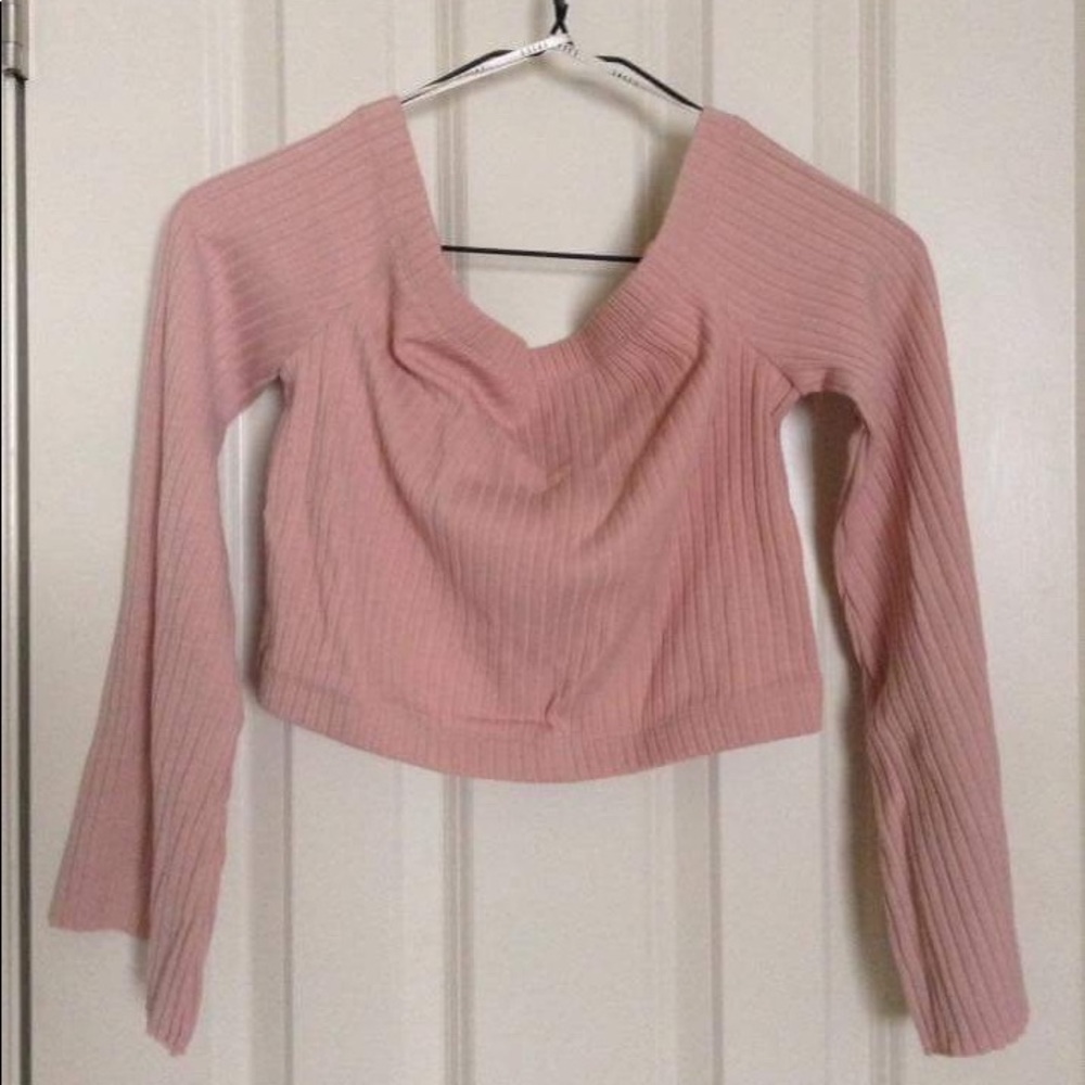 Off the shoulder crop top